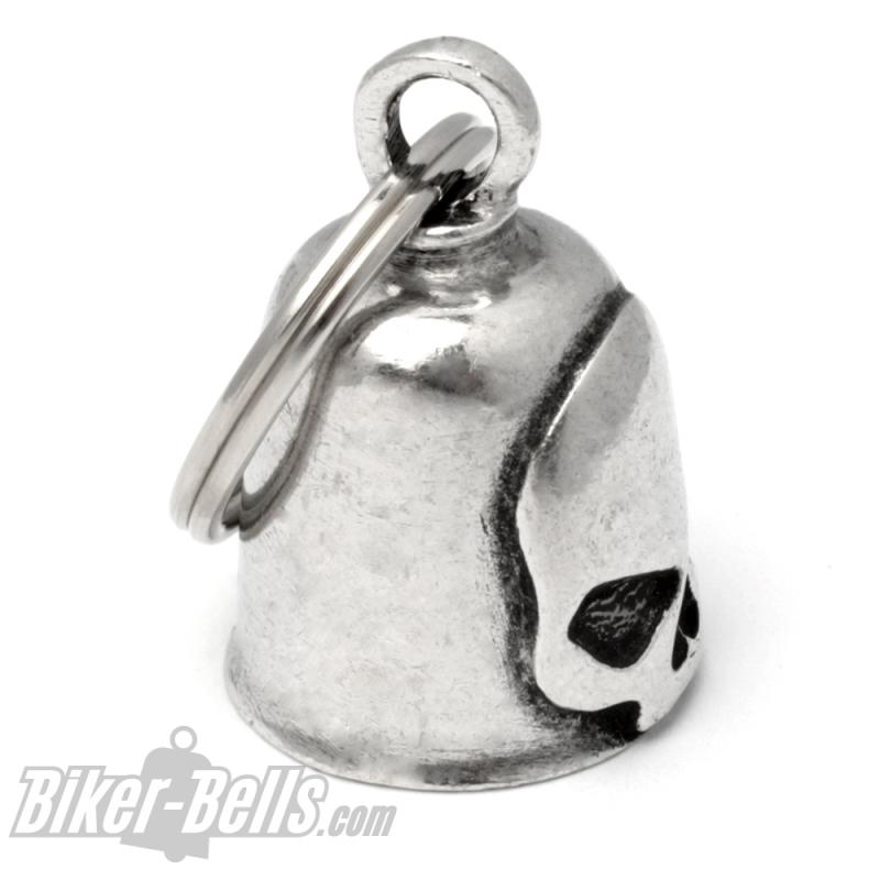 Big Skull Biker-Bell Skull Motorcycle Bell Lucky Charm Gremlin Bell